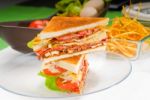 Club Sandwich Stock Photo