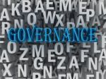 3d Governance Concept Word Cloud Concept Stock Photo