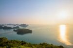 Sunrise At Mu Ko Ang Thong Stock Photo