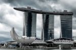 Singapore Skyline Stock Photo