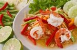 Papaya Salad Stock Photo