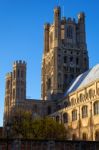 Ely, Cambridgeshire/uk - November 23 : Exterior View Of Ely Cath Stock Photo