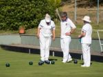 Isle Of Thorns, Sussex/uk - September 11 : Lawn Bowls Match At I Stock Photo