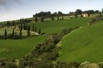 Scenery Val D'orcia Tuscany Stock Photo