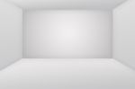 Empty White Room Stock Photo