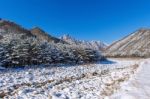 Seoraksan Mountains Is Covered By Snow In Winter, South Korea Stock Photo