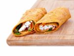 Wrap Sandwich Stock Photo