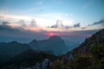 Sunset At Doi Laung Chiang Dao-thailand Stock Photo