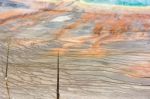 Grand Prismatic Spring Stock Photo