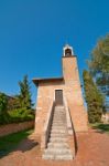 Venice Italy Torcello Belltower Stock Photo