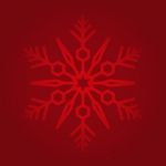 Abstract Red Snow Ice Background Stock Photo