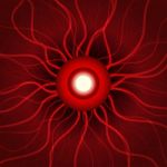 Eye Ball Abstract Technology Background Stock Photo