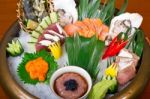 Fresh Sushi Choice Combination Assortment Selection Stock Photo