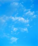 Blue Sky With Clouds Stock Photo