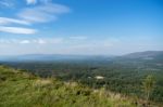 View From The Cairngorms Towards Loch Morlich Stock Photo