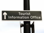 Tourist Information Sign In England Stock Photo