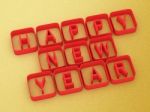 3d Happy New Year Stock Photo