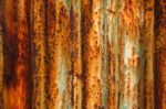 Rust On Surface Of Iron Plate Stock Photo