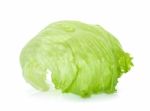 Lettuce Isolated On The White Background Stock Photo