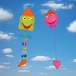 Kite And Balloon Stock Photo