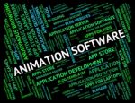 Animation Software Indicating Program Programs And Text Stock Photo