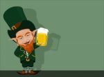 Isolate Leprechaun Stock Photo