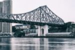 Story Bridge In Brisbane Stock Photo