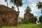 Ruins Of Historic City Of Alcantara Near Sao Luis, Maranhao Stat Stock Photo