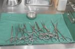 Surgical Instruments Stock Photo