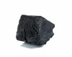 Charcoal Isolated On The White Background Stock Photo