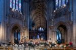 Young People Practicing For A Concert In Ely Cathedral Stock Photo