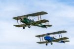 De Havilland Dh82a Tiger Moth Stock Photo