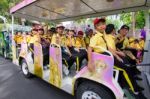 Primary Students Visit The Zoo, In The Jul 27, 2016. Bangkok Thailand Stock Photo