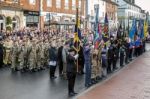 Memorial Service On Remembrance Sunday In East Grinstead Stock Photo