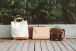 Fashion Leather Bags Stock Photo