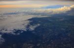 Cloud Of Rainny Season With Agriculture Field In Thailand Stock Photo