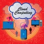 Cloud Computing Concept Stock Photo