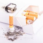 Cigarette Butt Stock Photo