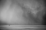 Storm Passing Over Lake Geneva In Switzerland Stock Photo