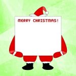 Santa Claus Card3 Stock Photo