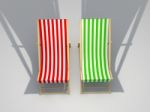 Deck Chairs Stock Photo