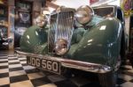 Old Mg In The Motor Museum At Bourton-on-the-water Stock Photo