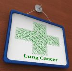 Lung Cancer Indicates Malignant Growth And Ailment Stock Photo