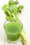 Celery Juice Stock Photo