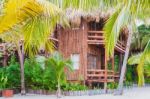 Luxury Cabins In San Pedro Belize Stock Photo