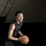 Asian Basketball Player Stock Photo