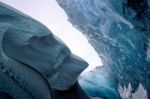 Crystal Ice Cave Near Jokulsarlon Stock Photo