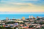 Beautiful Landscaped Of Hua Hin City Stock Photo