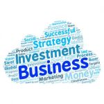 Business & Finance Related Word Cloud Background Stock Photo