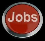 Jobs Button Stock Photo